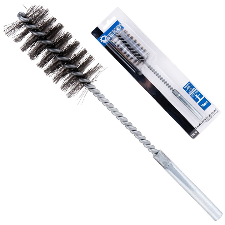 Hengeres drótkefe fúróhoz, 32 mm, Geko G00728