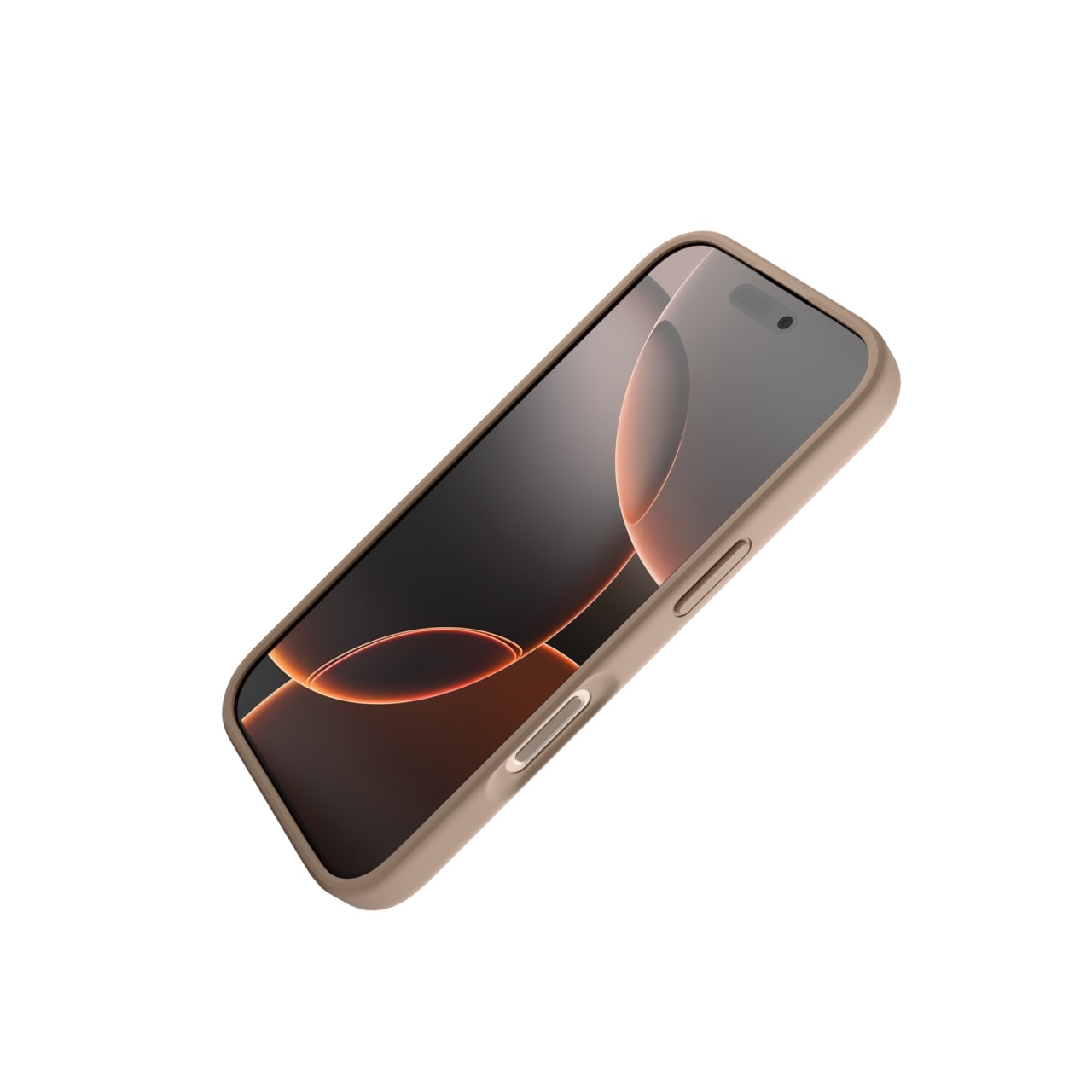 Husa pentru iPhone 16 Pro, Vetter, Clip-On Soft Touch Silk Series, Compatibil MagSafe, Desert Titanium