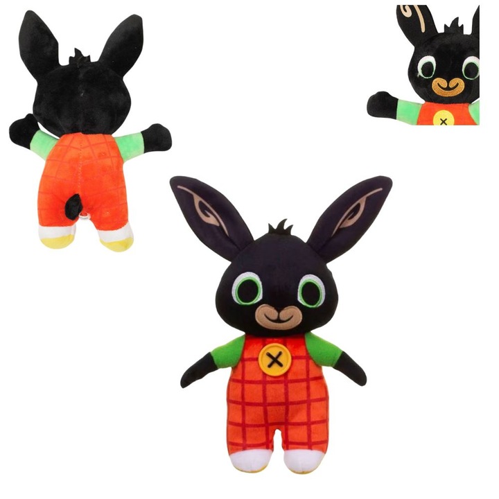 Плюшена играчка зайчето Bing, 27 см, многоцветна, Impact Vision®