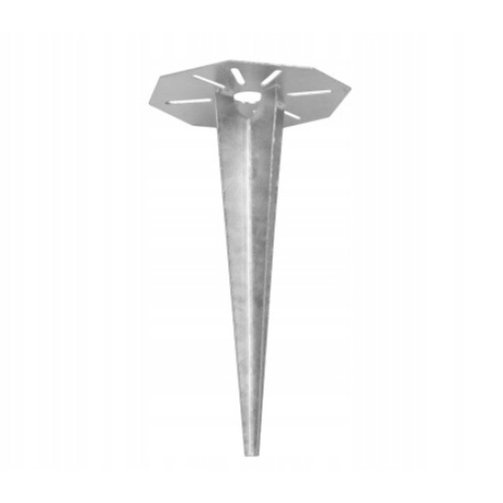 Основа за люлка за градински лампи, BKshop, PSGE, 300x175x2.0mm, Метал, 1 бр., Сребро