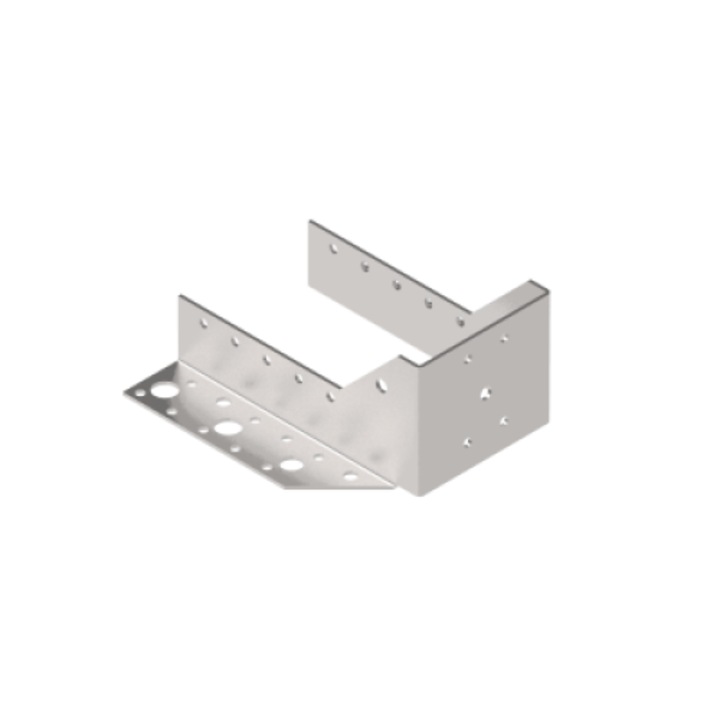 Suport grinda, BKshop, Wb80-150, 80x150x2.0mm, Metal, 1 buc, Argintiu