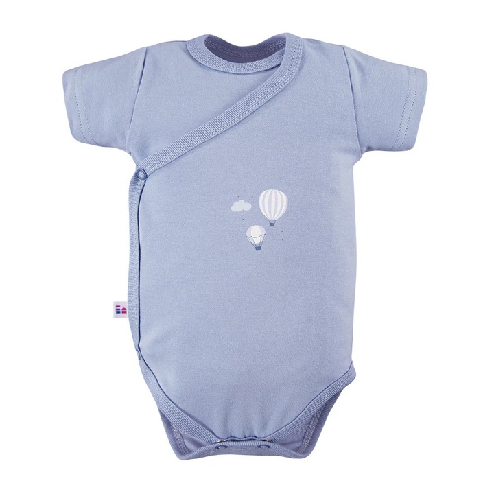 Rövid ujjú body ballon mintával, EEVI - Petite, Blue, fiúknak, Kék