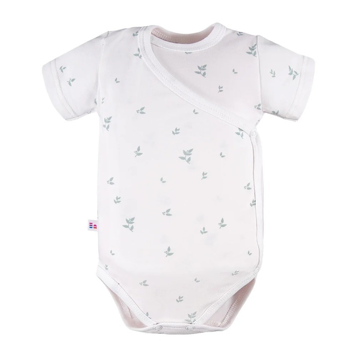 Rövid ujjú, mákmintás body, EEVI - Petite, Fehér, lányoknak és fiúknak, Fehér