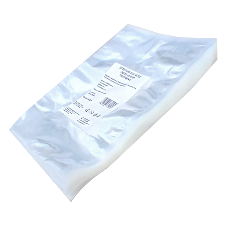 Pungi vidat/vacuum netede, pentru masini de vidat cu camera, 250X350 mm, grosime 65 microni, transparente, set 300 bucati