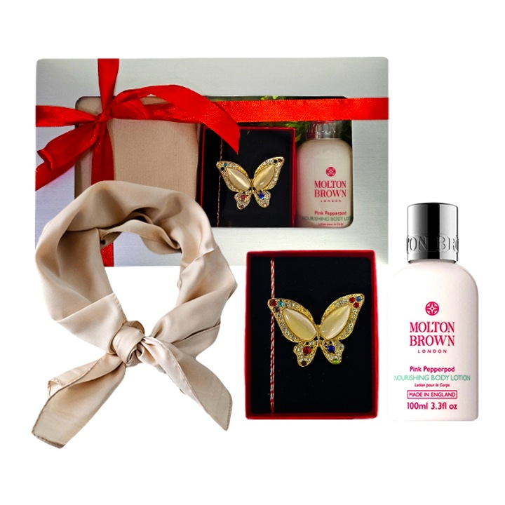 OEM Calm Aura testápoló készlet, 100 ml, martisor és selyemsál