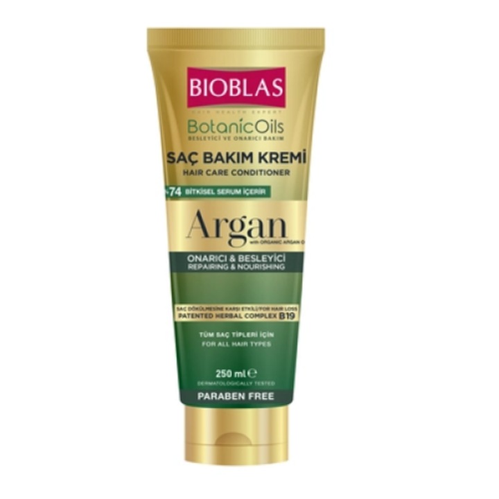 Балсам за коса с арганово масло, Bioblas Botanic Oils, 250 мл