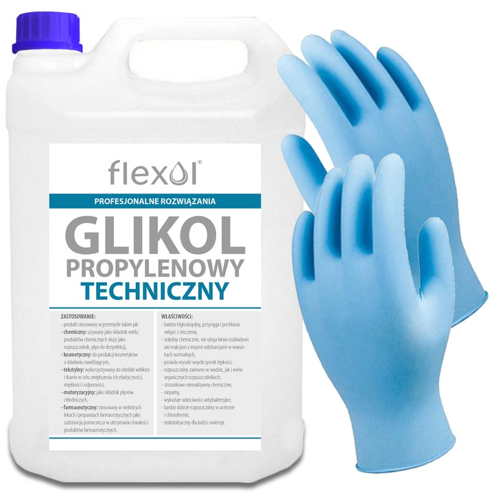 Propilenglicol de calitate tehnica, 5L – Solutie versatila pentru diverse aplicatii industriale si comerciale