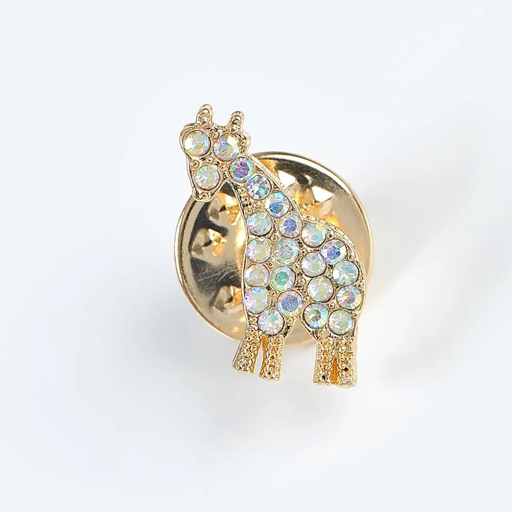 Brosa martisor girafa aurie, Meli Melo Paris