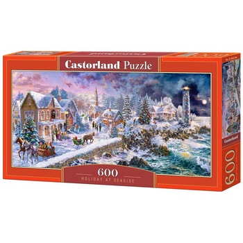 Puzzle Panoramic Castorland Sarbatori pe Malul Marii 60184, 600 piese Puzzle Panoramic Castorland Sarbatori pe Malul Marii 60184, 600 piese