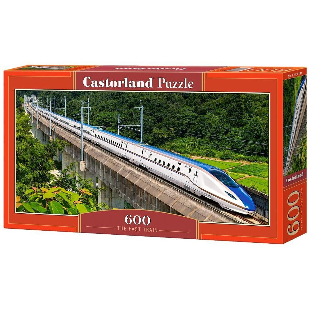 Puzzle Panoramic Castorland Tren de Viteza 60146, 600 piese