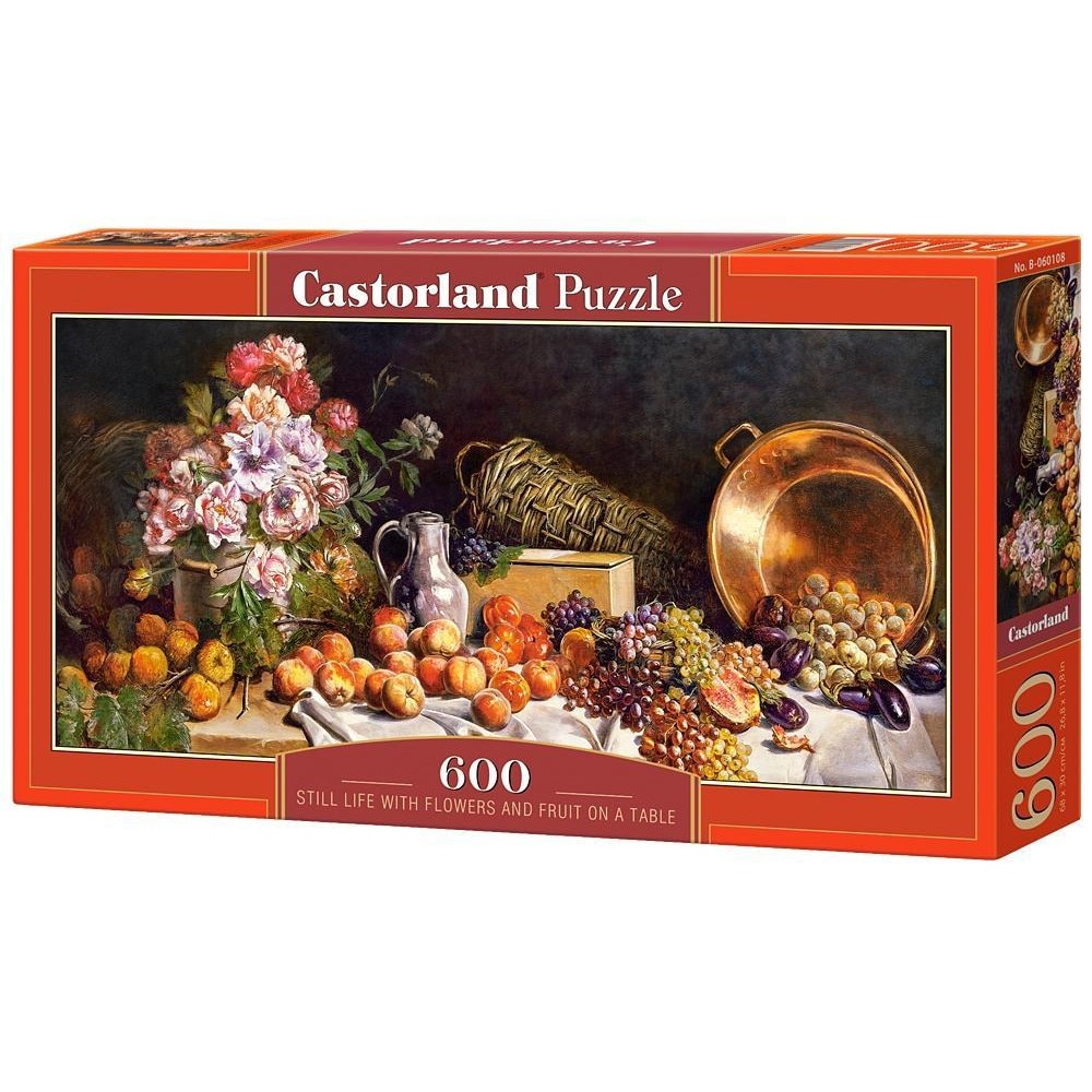 Puzzle Panoramic Castorland Fructe si Legume 60108, 600 piese