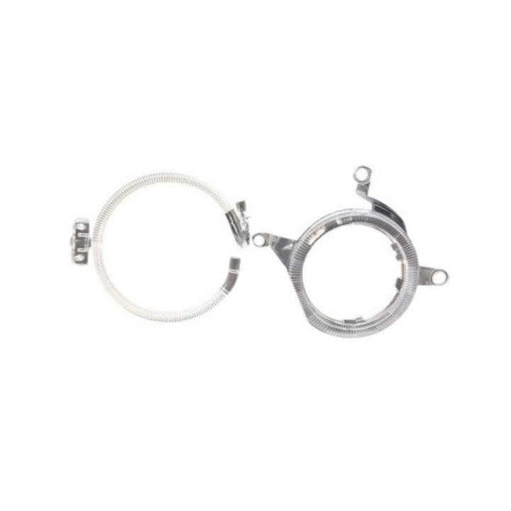 Angel Eyes DRL комплект влакна за ремонт на ляв фар BMW 5 Series E60, E61 Facelift 2008-2010 с ксенон