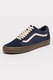 Vans, Маратонки Heavy Canvas с велур, Тъмносин, 10