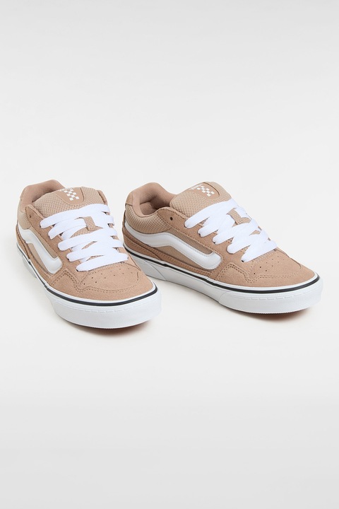 Vans, Fűzős nyersbőr sneaker, Homokbarna