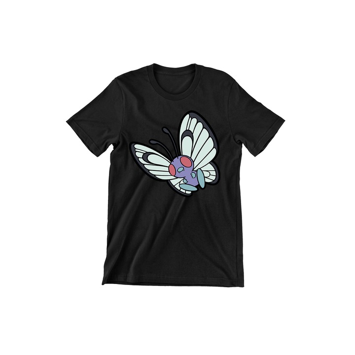 Дамска тениска, Pokemon Universe, Butterfree, черна, M