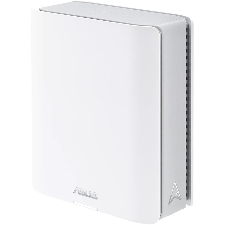 Vezeték nélküli router, ASUS ZenWiFi BT8(W-1-PK), BE14000, háromsávos, 280 m2 lefedettség, hárommagos 1,8 GHz-es CPU, 128 MB-1 GB Flash-RAM, 2,5 G kétportos, Smart Home Master SSID-k, AiProtection Pro, Adaptive QoS, VPN server-client, Beamforming, AiMesh