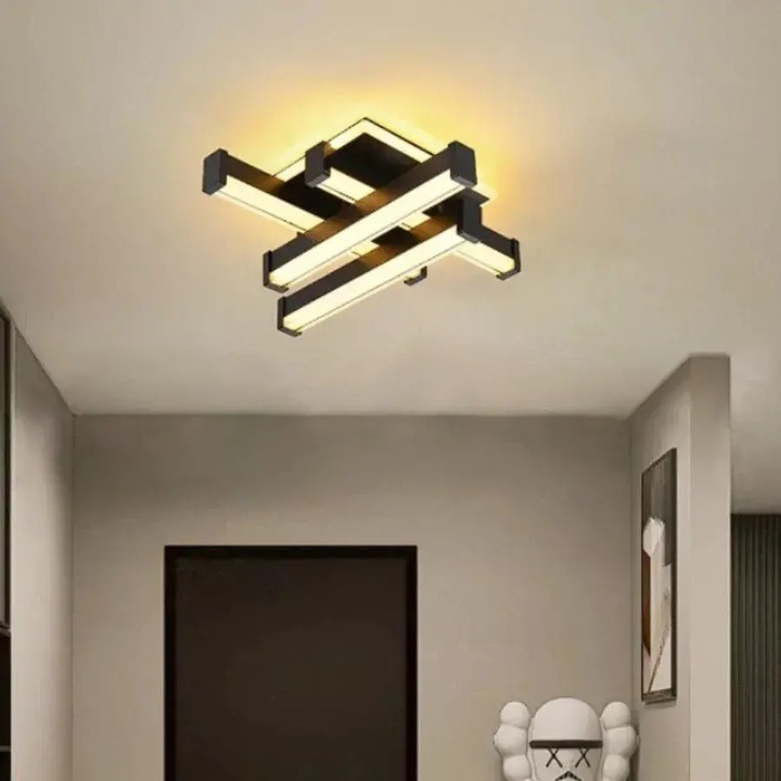 Cade LED полилей 54W Черно бял
