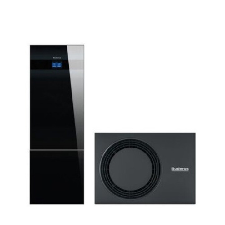 Levegő-víz hőszivattyú Logatherm WLW186i AR, 6,7 kW, R290, 306 kg, fekete