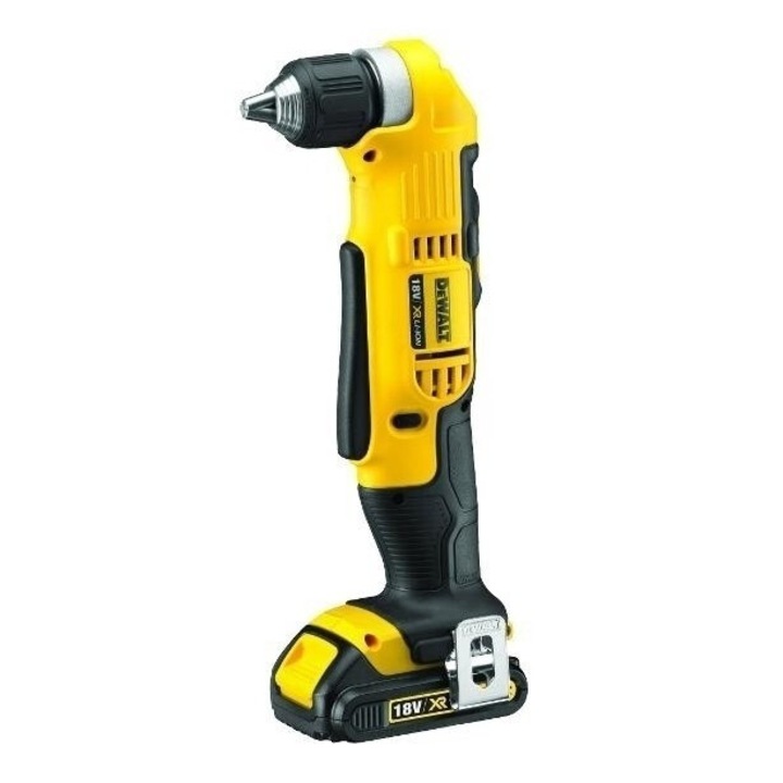 Акумулаторна бормашина DeWALT 18V, 1.5Ah, 33Nm, 325mm, комплект с батерия и зарядно устройство