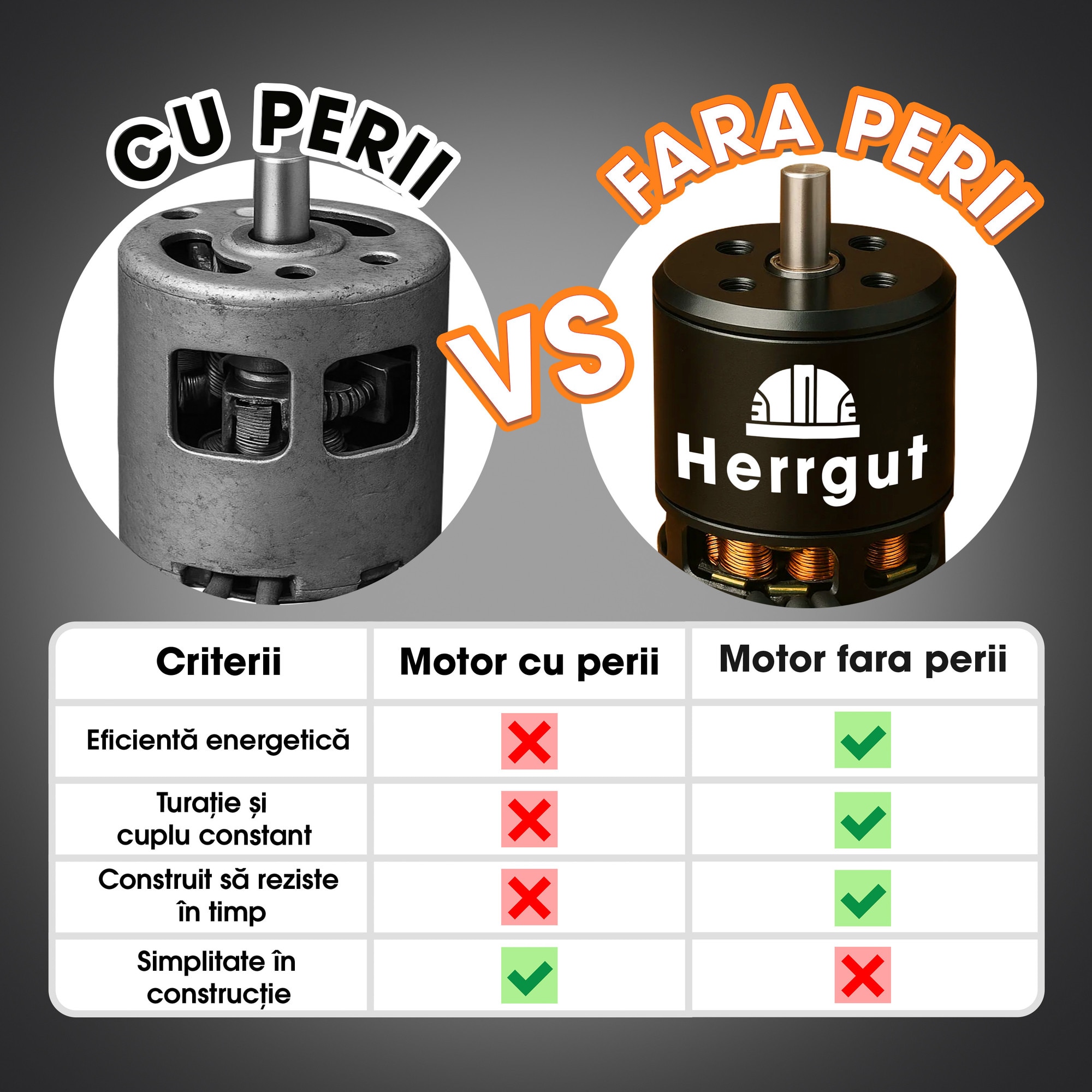 Fara Motor Mini fierastrau electric cu lant Herrgut, motor fara perii, 12 inch, 2 ...