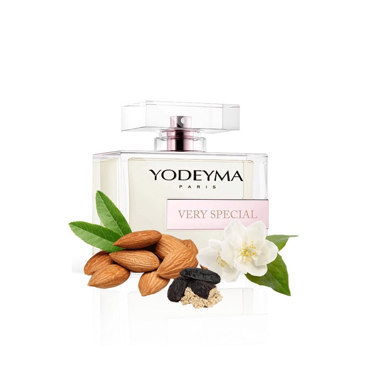 Yodeyma Very Special Eau de Parfum nőknek, mandula, jázmin és Haba Tonka árnyalatai elegáns, kifinomult és összetéveszthetetlen nőnek, 100ml
