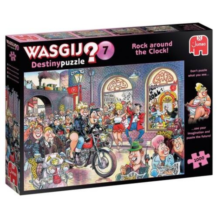 Puzzle Jumbo Wasgij Destiny 7 Rock around the Clock 1000 piese