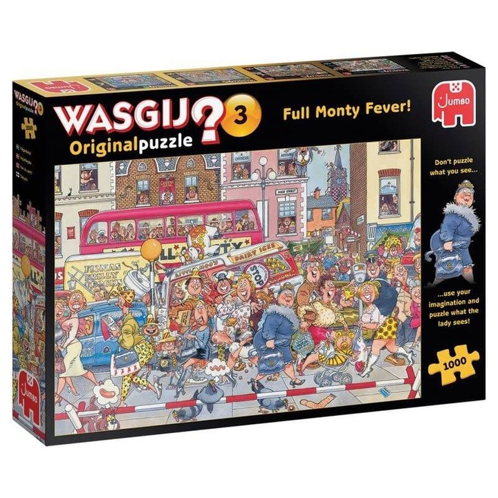 Puzzle Jumbo Wasgij Original 3- 3 Full Monty Fever 1000 piese