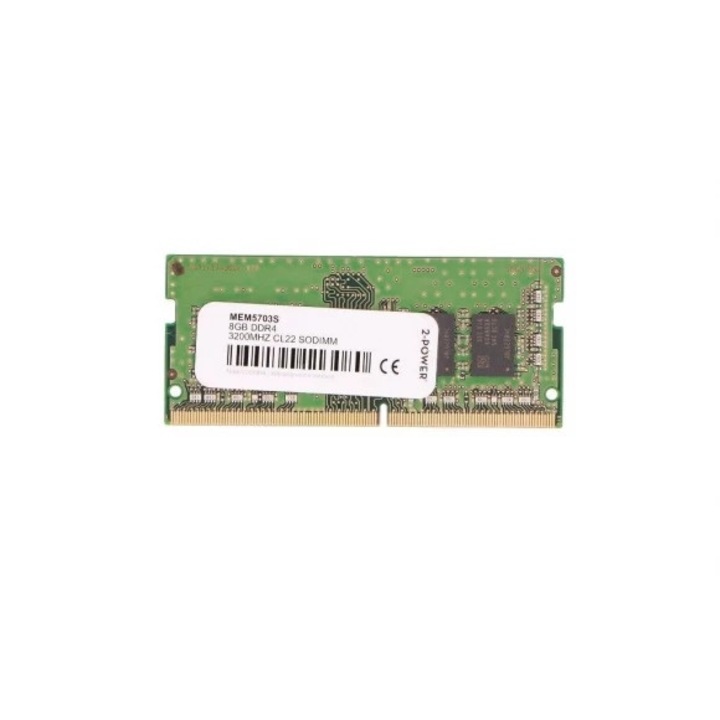 Памет за лаптоп SODIMM 8GB DDR4 3200MHz CL22 2-Power