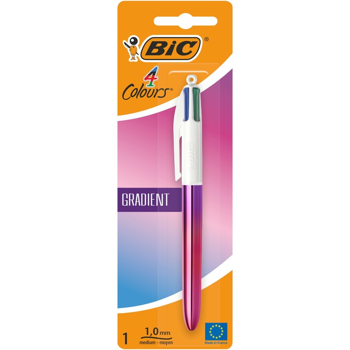BIC gradiens toll, 4 szín, 1,0 mm, 195 x 65 x 15 mm