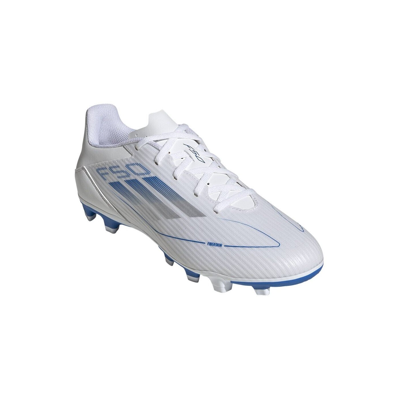 Pantofi sport barbati Adidas F50 Club, sintetic, alb/albastru, 41