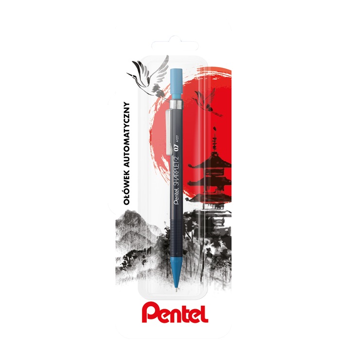 Механичен молив, Pentel, 0.7 мм, многоцветен