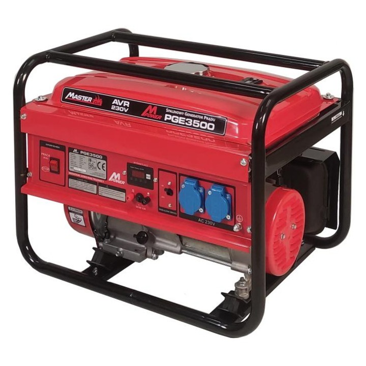 Generator electric Mastercut PGE3500, 2,8kW, 230V, 7,0KM, 15L, 45kg
