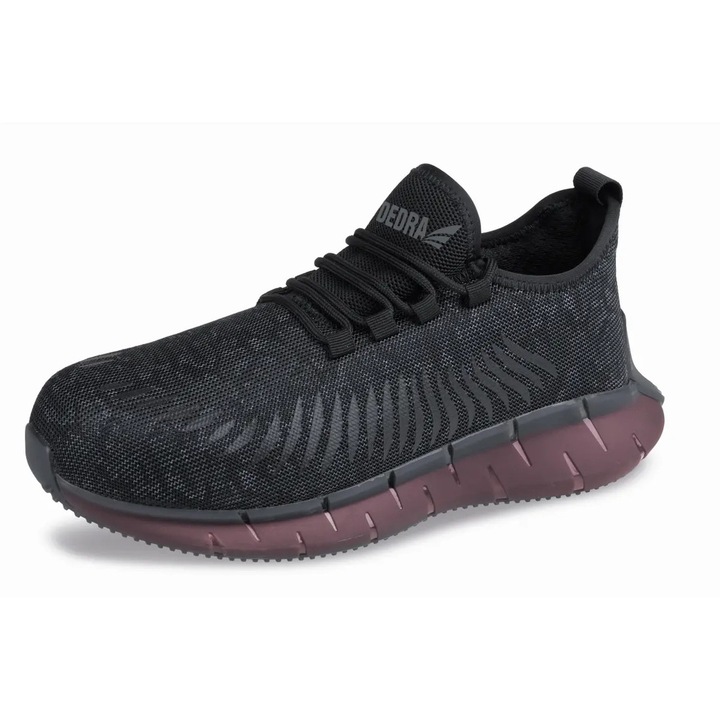 Pantofi Bh9M82Z, Dedra, PVC, Negru, 46