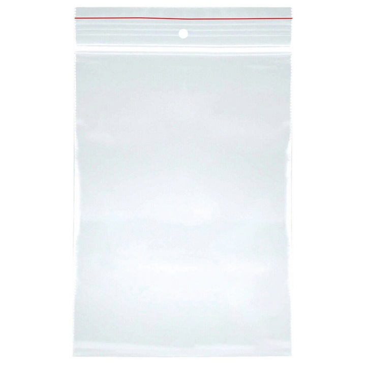 100 db csomagolózsákos készlet, IRODAI TERMÉKEK, 170x230 mm, Átlátszó