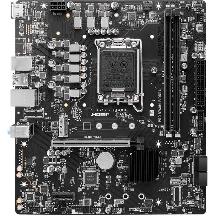 Дънна платка MSI PRO B760M-B DDR4 PRO_B760M-B_DDR4