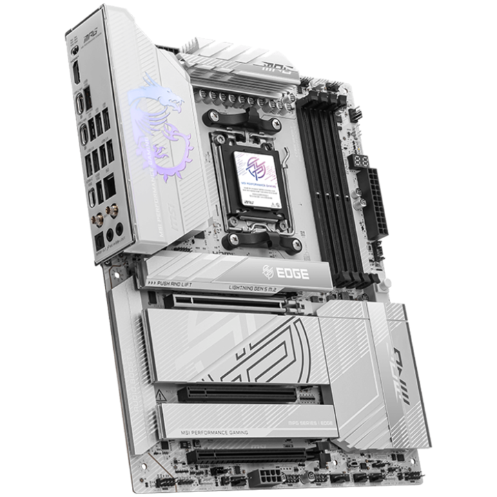 Дънна платка, MSI MPG X870E EDGE TI WIFI, ATX, Socket AM5, 4x DDR5