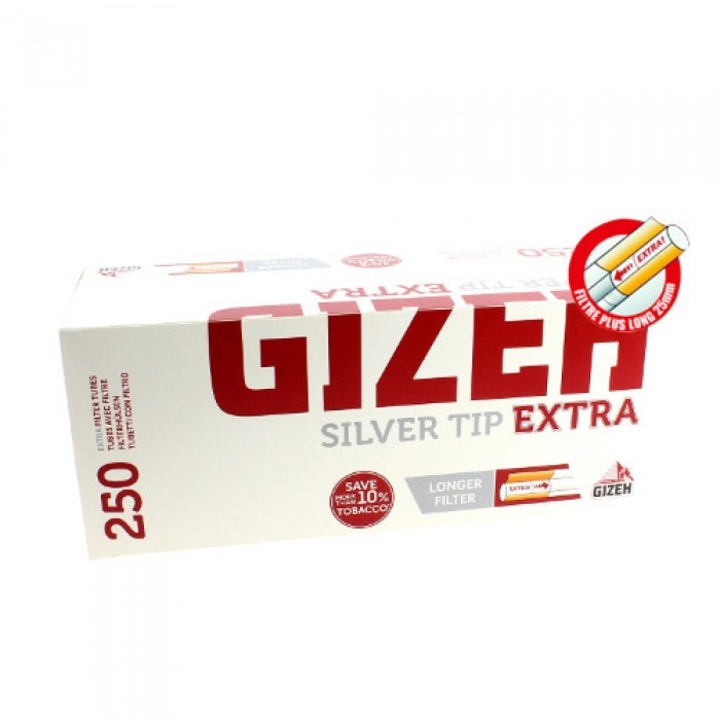 Филтри Gizeh Silver, 250 в кутия, 25 мм филтър, 1 Кашон