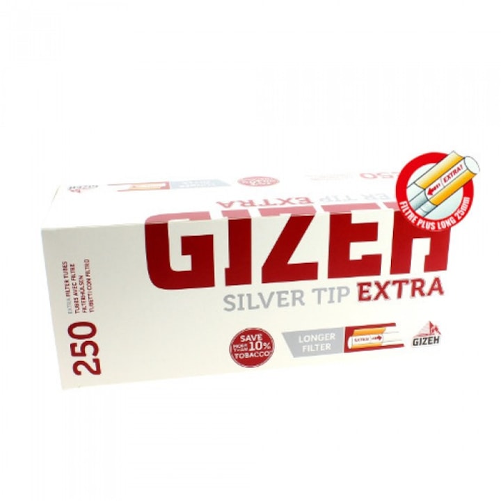Филтри Gizeh Silver, 250 в кутия, 25 мм филтър, 1 Кашон