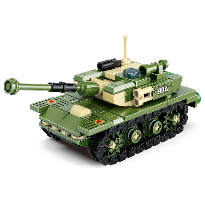 Конструктор, боен танк тип 99а, 176 части, пластмаса