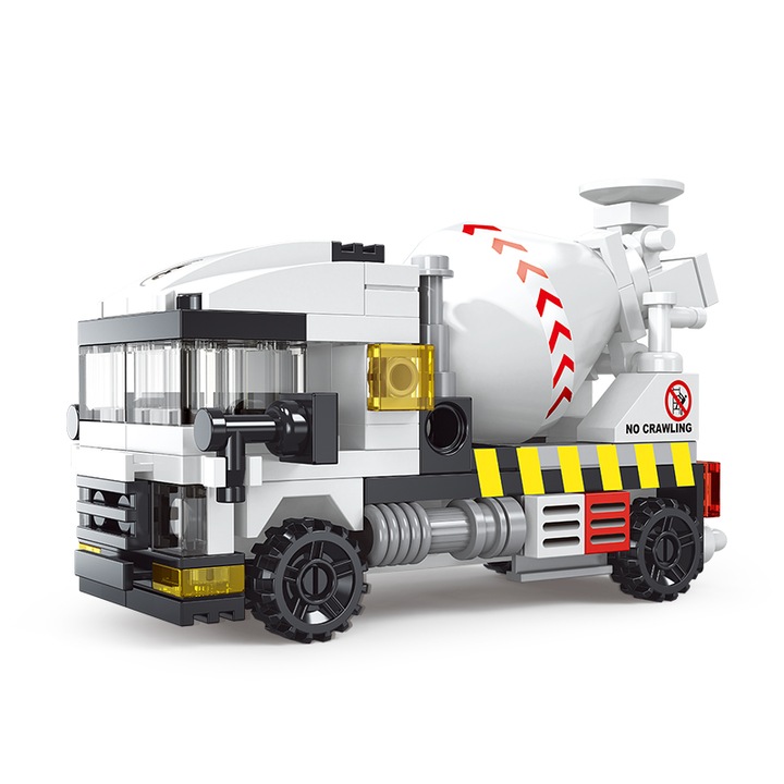 Set de constructie, mixer, 108 piese, multicolor