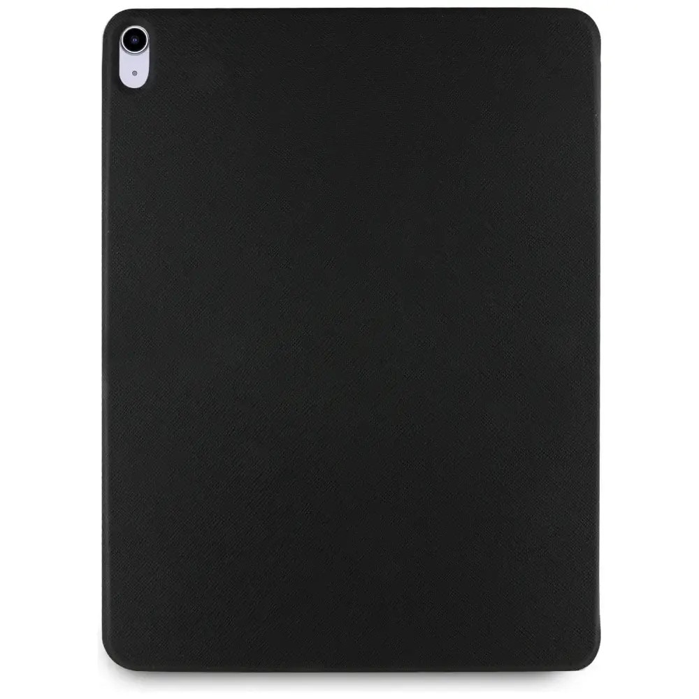 Husa Karl Lagerfeld Saffiano Magnetic Karl & Choupette compatibila cu iPad Air 13 inch 2024, Negru