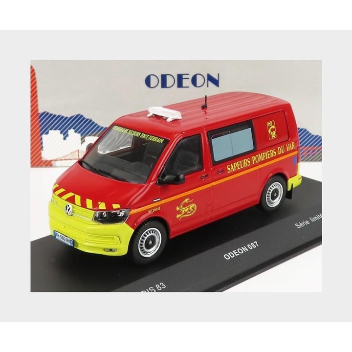Macheta auto Volkswagen T6 Firefighter Sdis 1:43 Altaya-Odeon