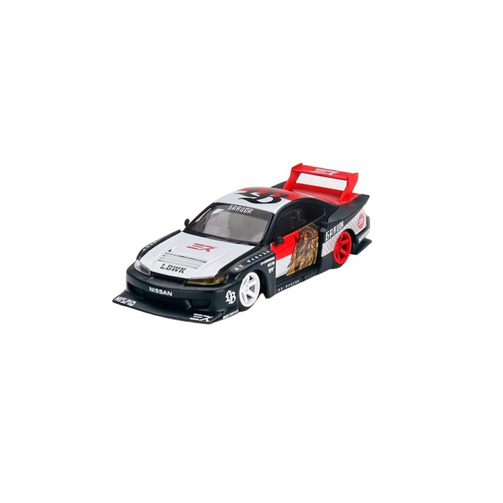 Автомобилен макет Nissan S15 Silvia Garuda Lb Super Silhouette 1:64 Mini GT MGT652R