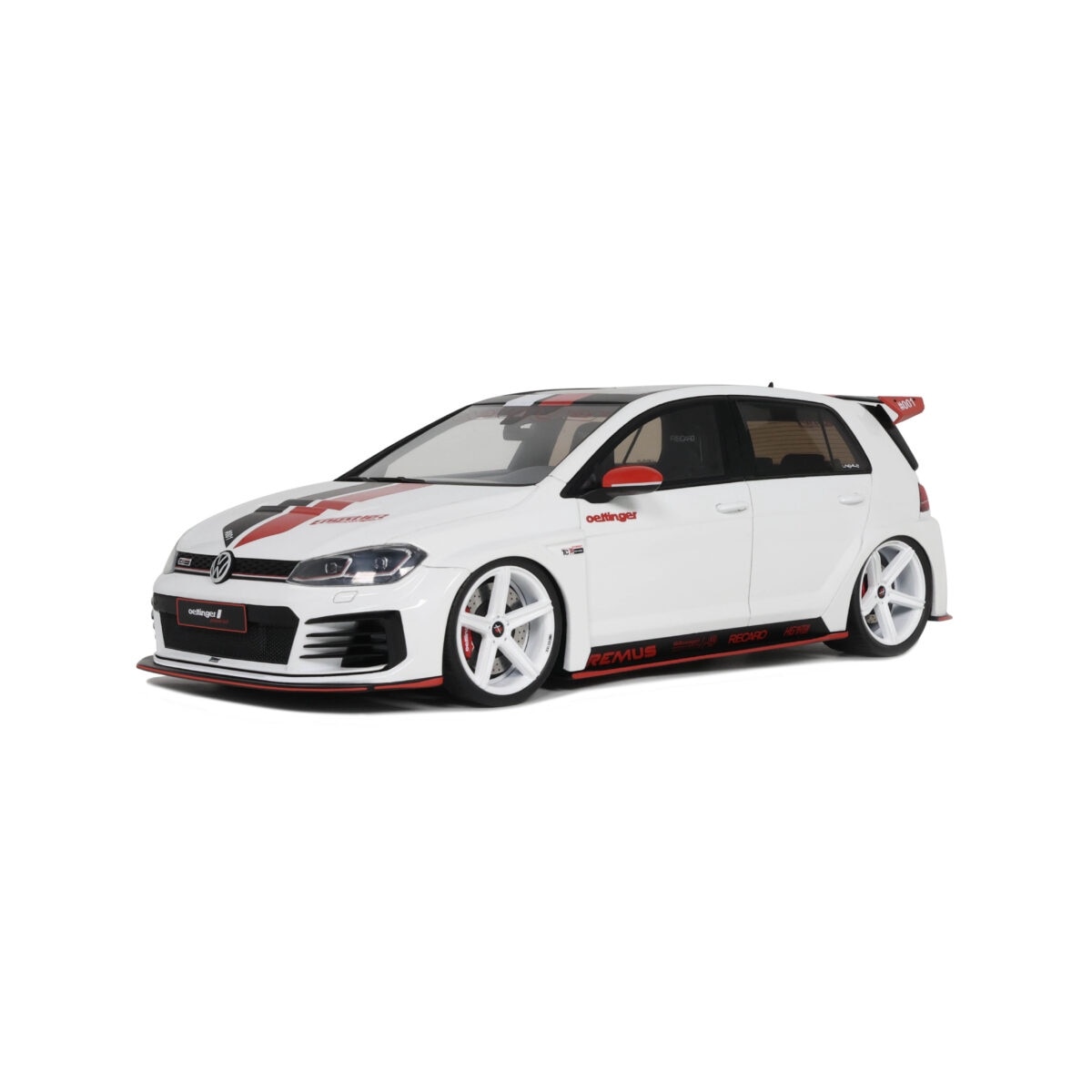 Volkswagen Golf Vii Gti Oettinger Tiszta fehér 2019 modellautó