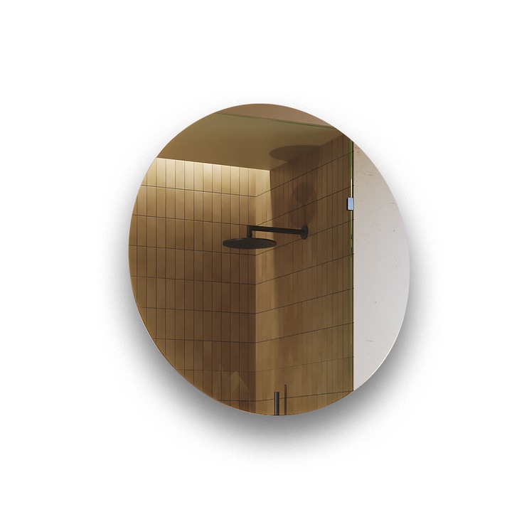 Oglinda de baie cu iluminare LED Artforma 70x70 - rotunda 30