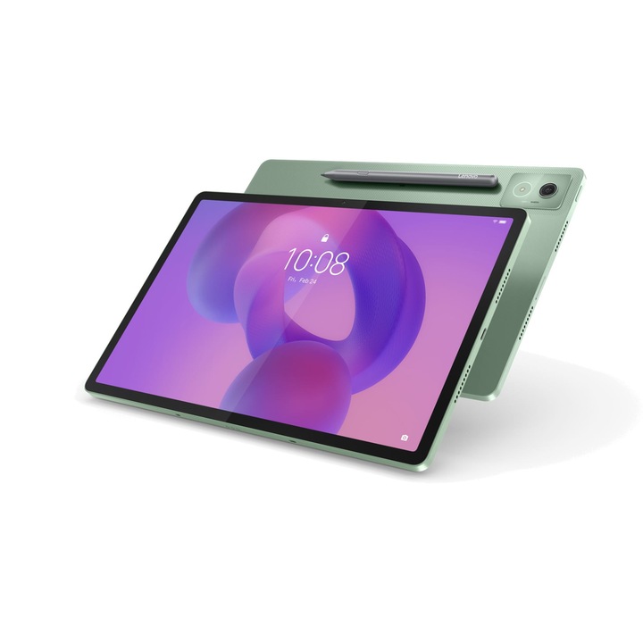 Таблет Lenovo Idea Tab Pro TB373FU, процесор MediaTek Dimensity 8300, 12.7" 3K LTPS дисплей, 8GB RAM, 128GB Flash, 13MP, Wi-Fi, Bluetooth, GPS, Android 14 + Lenovo Tab Pen Plus Green