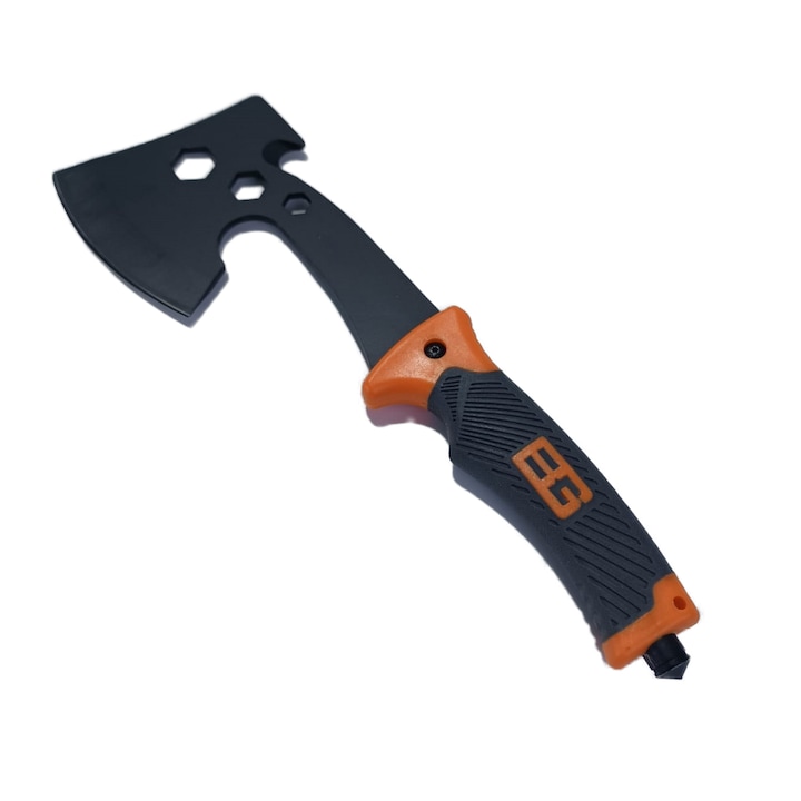 Többfunkciós Balta, Üvegtörő, Csúszásgátló Markolat, Tok, 30 cm, Narancssárga, Dalimag