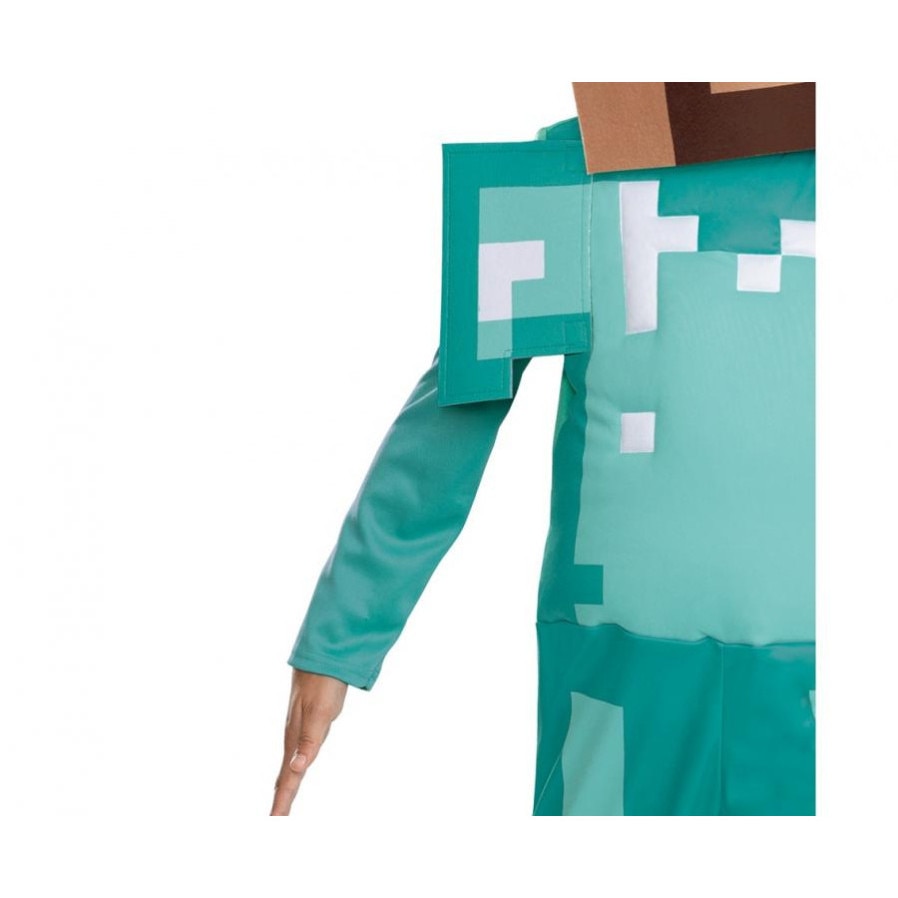 Costum carnaval pentru copii Steve Diamond - Minecraft Marime M ( 7-8 ...