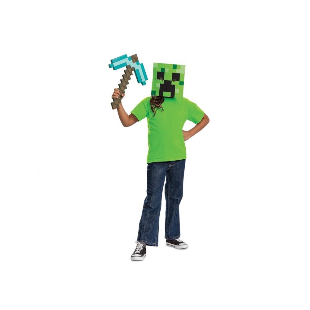 Set petrecere Minecraft pentru copii, masca si tarnacop, marime ...