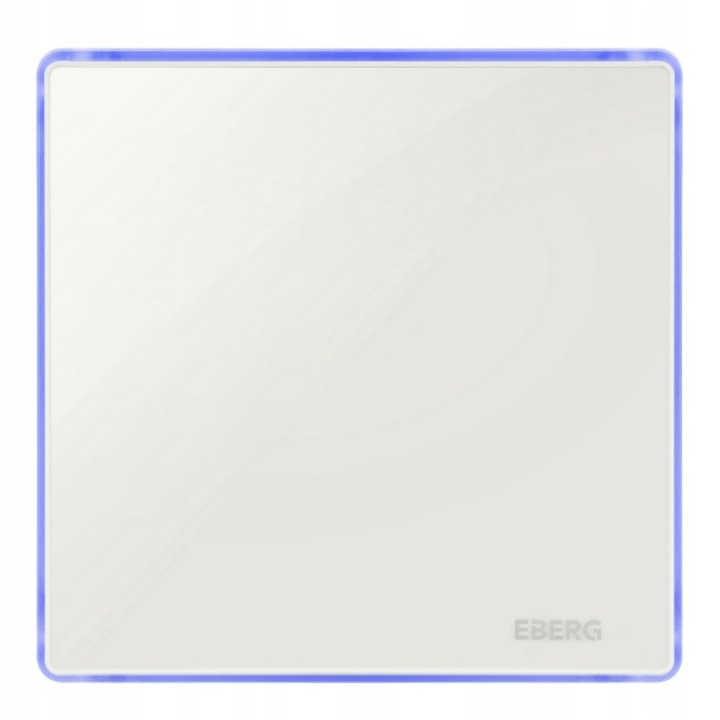 Eberg, ventilator baie sticla, LED, 15 W, alb mat